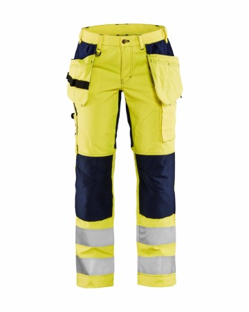 Blåkläder | ARBEIDSKLE.NO Gravidbukse 4 Veisstretch Varsel, GulSvart Blåkläder | WORK